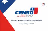 Entrega de Resultados PRELIMINARES - Censo 2017 · Censo de Hecho, que se desarrolló mayormente en un solo día, el 19 de abril de 2017. Se usó un cuestionario abreviado de 21 preguntas