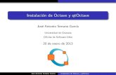 Instalación de Octave y qtOctave · Octave o GNU Octave es un programa libre para realizar c alculos num ericos. Como indica su nombre es parte de proyecto GNU. ... Descargamos la