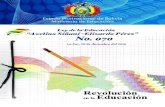 Estado Plurinacional de Bolivia Ministerio de Educacióncatolicasbolivia.org/wp-content/uploads/2015/09/...Estado Plurinacional de Bolivia Ministerio de Educación Revolución en la