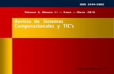Revista de Sistemas Computacionales y TIC’s...Revista de Sistemas Computacionales y TIC's es un Research Journal editado por ECORFAN-México S.C en su Holding con repositorio en