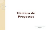 Cartera de Proyectos - Biodiversidad Mexicana · Cartera de Proyectos Julio 2017. ... Café Cacao Miel Café y frutales Leche y quesos Manzana y maiz o Número de Proyectos Agropecuarios