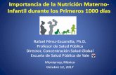Importancia de la Nutrición Materno- Infantil durante los ......Inteligencia y Lactancia Materna: Revisión Sistemática (Horta et al. Acta Paed;2015) •17 estudios –Todos menos