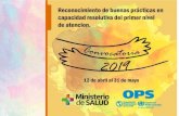 Lanzamiento en el marco del 7 de abril - Uruguay...de presentación de sus experiencias de forma eficaz y eficiente, ... incorporación, transferencia y recepción de otras fuentes