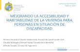 Presentación de PowerPoint · discapacidad (FONADIS, 2004). Discapacidad: Datos de discapacidad mundial y en Chile ... 46 cm desde la pared más cercana • 60 cm de área libre