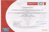 certificado - Formación Activa Profesional · Certificado en vigor: Effective date. Caducidad del certificado: Certificate expiration date: 1310712018 12/07/2021 Este certificado