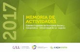 2017 Cooperativa · Universidad de La Laguna€¦ · Social y Cooperativa y el Instituto de Asistencia Socio Sanitaria (IASS) de Tenerife por el cual ante las necesidades actuales