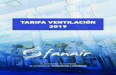 TARIFA VENTILACIÓN 2019 - FANAIR, distribuidor de ......Cajas de ventilación serie ligera con perfil de aluminio mod. UET-AL 17 Cajas de ventilación serie ligera mod. UET 18 Unidades