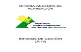 OFICINA ASESORA DE PLANEACIÓNidsn.gov.co/site/web2/images/documentos/sambiental/...El Instituto Departamental de Salud de Nariño es la autoridad sanitaria que direcciona el mejoramiento
