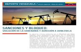SANCIONES Y BLOQUEO - Ambasada Wenezueli · 2020. 3. 4. · el Caribe, mediante la reimposición de la Doctrina Monroe en ... transacciones con la criptomoneda “Petro”, cualquier