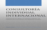 CONSULTORIA INTERNACIONAL€¦ · CONSULTORIA INTERNACIONAL Author: Rosita V. de Estrada, ID WB16488 Subject: Coordinador del Proyecto, Fortalecimiento de las capacidades institucionales