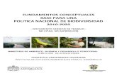 New FUNDAMENTOS CONCEPTUALES BASE PARA UNA POLITICA … · 2019. 11. 23. · Cartilla Fundamentos Conceptuales PNB 2010-2020 7 Ministerio de Ambiente, Vivienda y Desarrollo Territorial