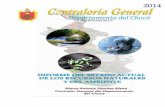 INFORME DEL ESTADO ACTUAL DE LOS RECURSOS NATURALES …contraloria-choco.gov.co/wp-content/uploads/2018/... · Existencias de carbono en el bosque secundario de Samurindó. .....