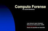 Computo Forense · Computo forense desconocido por la Ley Posible aplicación “no oficial” del computo forense Código de Comercio, Ley de Instituciones de Crédito, Ley del Mercado