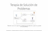 Terapia de Solución de Problemas · Herramienta 4. Resolución efectiva de Problemas Implementación y verificación de la solución Toma de decisiones Generación de alternativas