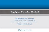 Equipos Fiscales HASAR INTERFAZ WEBsistemasceibo.com.ar/Interfaz-Web-SMH-PT-1000F-Rev003.pdf · Conociendo la interfaz web NOTA: La interfaz web de la IFH 2G es lo suficiente clara