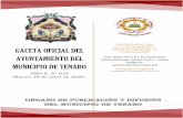 GACETA OFICIAL del AYUNTAMIENTO DEL MUNICIPIO ...‘O II, 024.pdfGACETA MUNICIPAL H. AYUNTAMIENTO DEL MUNICIPIO DE TENABO AÑO II, N 024 TENABO, CAMPECHE, MEXICO, MARTES 28 DE ABRIL