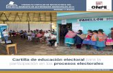 Cartilla de educación electoral para la participación en los procesos … · 2019. 12. 11. · Cartilla de Educación Electoral para los participantes de los procesos electorales