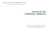 SERVICIO DE TERMINAL REMOTO - Academia Cartagena99 · TERMINAL REMOTO Pág. 4 Terminal remoto: Introducción (II) • Dos aplicaciones proporcionan este servicio: – RLOGIN: •