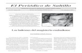 El Periódico de Saltilloelperiodicodesaltillo.com/2019/Septiembre19/Ed. 366.pdf · orígenes indígenas, y uno de los mayores artistas plásticos y gráficos de México, con amplio