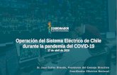 Operación del Sistema Eléctrico de Chile durante la ... · @coord_electrico YouTube Linkedin Servimos a Chile con Energía 9 Seguimos con los procesos de conexión de nuevos proyectos