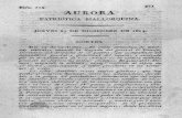 Aurora patriótica mallorquina 1813, tom 4, núm. 125ibdigital.uib.cat/greenstone/collect/aurora... · Señor Redactor: ¡ con que ayer, quando el pueblo que asistía á la sesión