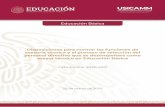 Educación Básica - Tamaulipas...Disposiciones para normar las funciones de asesoría técnica y el proceso de selección del personal directivo que se desempeñará como asesor técnico