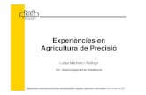 Experiències en Agricultura de Precisió · Hiperespectralitat: vegetació, agricultura i medi ambient. 9 de novembre de 2007 Imatge de la diferència de vigor en una vinya, amb