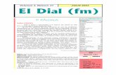 Julio 2003 El Dial (fm) 1 Volumen 3. Número 31 JULIO 2003 ... · Boletín mensual y gratuito de la AER dedicado a la radiodifusión en la banda de frecuencia modulada 1ª PÁGINA