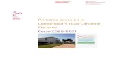 Primeros pasos en la Comunidad Virtual Cardenal Cisneros ......Subdirección de Innovación Educativa e Investigación Primeros pasos en la Comunidad Virtual Cardenal Cisneros 2 CRAI