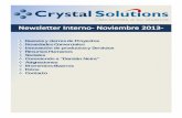 Nuevos y cierres de Proyectoscs.crysol.net/newsletter/NL 2013/NL Noviembre 2013.pdf · Newsletter Interno- Noviembre 2013- | Perfil de la Empresa: Modelez international Inc. es una