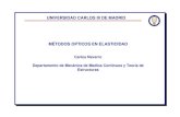 UNIVERSIDAD CARLOS III DE MADRID MÉTODOS OPTICOS EN ...ocw.uc3m.es/.../elasticidad-y-resistencia-ii/material-de-clase-1/CAPITULO_2.pdfUNIVERSIDAD CARLOS III DE MADRID MÉTODOS OPTICOS