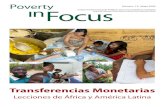 Povertyipcig.org/pub/esp/IPCPovertyInFocus15.pdf · Poverty Número 15, Mayo 2009 Centro Internacional de Políticas para el Crecimiento Inclusivo Grupo de Pobreza, Oficina para Políticas