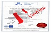 Artex-260 EN ISO 11611 certificate - ro.xmfireline.com€¦ · BTTG Ref. No: BTTG 30/07114/E FIRE TECHNOLOGY SERVICES Certificate of Test We hereby declare that the fabric described