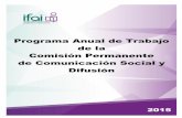 Programa Anual de Trabajo de la Comisión Permanente de …inicio.ifai.org.mx/AcuerdosDelPleno/ACT-PUB-EXT-26-03... · 2015. 4. 21. · 2 Programa Anual de la Comisión Permanente