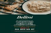 Bellini ToGo2020 menú F · PDF file 2020. 9. 16. · Escalopes de ternera apanados, acompañados de penne Alfredo 36 Parmigiana Escalopes de ternera apanados con salsa napolitana