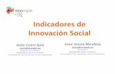 Indicadores de Innovación Social - UV · Contenido . A. Presentación de SINNERGIAK Social Innovation – UPV/EHU . Javier Castro Spila – Irene Unceta Mendieta . JORNADA. Cultura