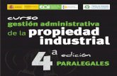 edición PARALEGALES€¦ · La Escuela de Organización Industrial EOI y la Oficina Española de Patentes y Mar-cas OEPM, ofrecen este curso de Gestión Administrativa de la Propiedad