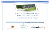 IV PLAN municipal DE INFANCIA y adolescenciapág. 2 Desde el año 2006, Palencia forma parte de la red de ciudades comprometidas con la infancia, obteniendo el reconocimiento de UNICEF