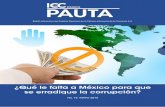 PAUTA - ICC México...De ello que Pauta 74, contiene una serie importante de contribuciones de análisis en torno al tema, un breve análisis del Sistema Nacional Anticorrupción,