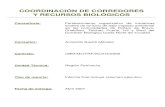 COORDINACIÓN DE CORREDORES Y RECURSOS BIOLÓGICOS · 2017. 8. 17. · COORDINACIÓN DE CORREDORES . Y RECURSOS BIOLÓGICOS. Consultoría: Fortalecimiento organizativo de iniciativas