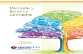 Memoria y Estados Contables - Cooperativa Obrera Limitada · Limitada de Consumo y Vivienda Paraguay 445 - Bahía Blanca - Argentina Matrícula N° 148 del Instituto Nacional de Asociativismo
