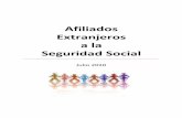 Afiliados Extranjeros a la Seguridad Social...Julio 2020 extranjeros 2.049.260-121.107-5,58% VARIACIÓN ANUAL Porcentaje sobre total afiliados VARIACIÓN MENSUAL 18.783 10,91% Afiliados