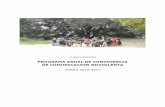 PROGRAMA ANUAL DE CONVIVENCIA DE COMUNICACION …€¦ · PROGRAMA ANUAL DE CONVIVENCIA DE COMUNICACIÓN NOVIOLENTA: BÁSICO (PAB), CONTINUACIÓN (PAC) & FACILITACIÓN (PAF) 2016-2017