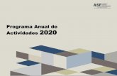 Programa Anual de 2020 - ASF...UTASF-1.1 Publicación del Informe General Ejecutivo en cumplimiento de los artículos 33 y 34 de la LFRCF Cantidad Informe general elaborado Anual 1