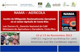 NAMA AGRICOLA NAMA · NAMA – AGRICOLA Acción de Mitigación Nacionalmente Apropiada en el sector Agrícola de Costa Rica Luis Zamora Q., Gerente Nacional de Café Ministerio de