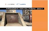 2017 MEMÒRIA ANUAL ICRPC CENTRECERCAicrpc.cat/files/memories/2017_MEMORIA_ANUAL_ICRPC... · participació en seminaris i congressos d’àmbit nacional i internacional, presentació