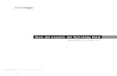 Guía del usuario del Synology NAS Basado en DSM 5€¦ · Guía del usuario del Synology NAS Basado en DSM 5.1 ID de documento Syno_UsersGuide_NAS_20141024. 2 Contenido Capítulo