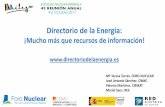 Directorio de la Energíadirectoriodelaenergia.es/_clientes/directoriodelaenergia.es/imagen/s… · ¿Qué es el Directorio de la Energía? : Es un repositorio de recursos y fuentes