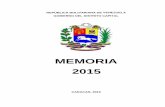MEMORIA 2015 - Transparencia Venezuela...Ilustración 75. Canal del Gobierno del Distrito Capital en la revista social "Flipboard". 148 Ilustración 76. Canal del Gobierno del Distrito