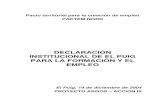 Declaración de El Puig DEF con firmas escaneadas...PROYECTO ARGOS – ACCIÓN III . Página 2 de 31 DECLARACIÓN INSTITUCIONAL DE EL PUIG ... propongan el análisis, experimentación